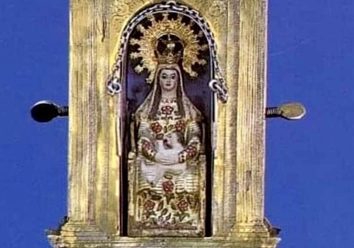 la talla de la Santísima Virgen del Águila, del siglo XII