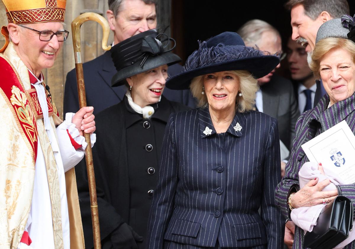 La reina Camilla, casada con Carlos III