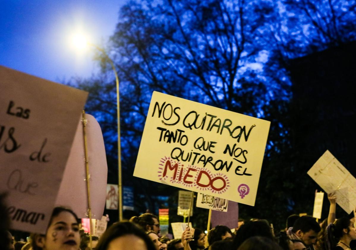 Manifestación 8M en Madrid.