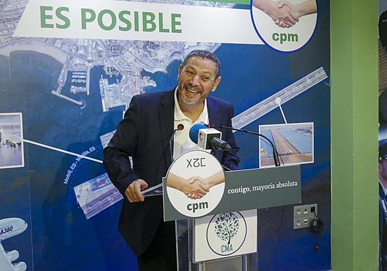 El presidente de Coalición por Melilla (CPM), Mustafa Aberchán