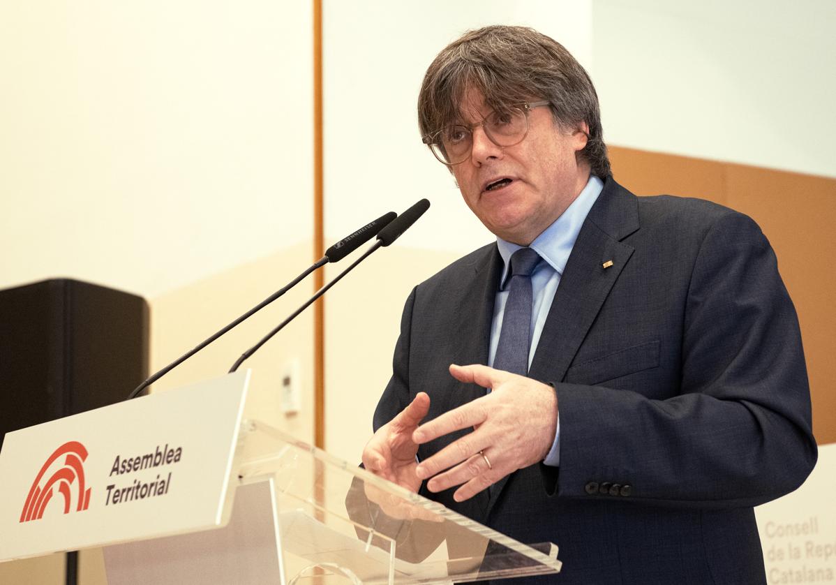 l presidente del Consell de la República, Carles Puigdemont.