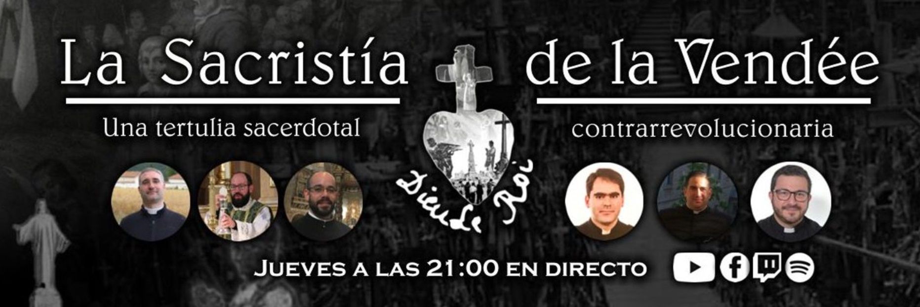 Imagen promocional de tertulia de 'La Sacristía de la Vendée'.