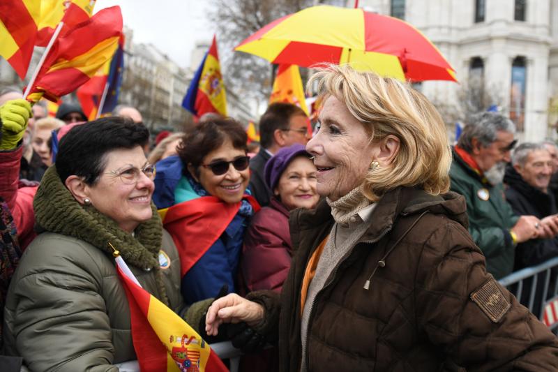 La expresidenta de la Comunidad de Madrid, Esperanza Aguirre.