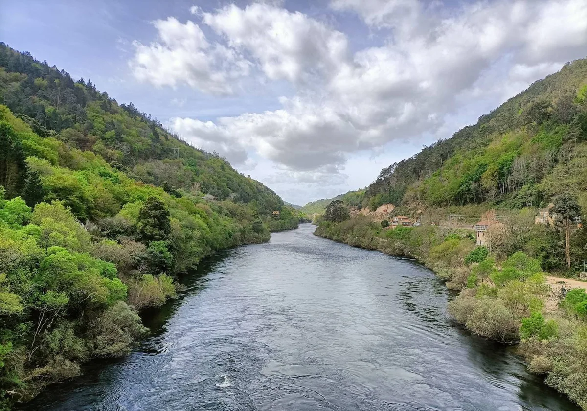El Miño, el más venerable río de los ríos gallegos.