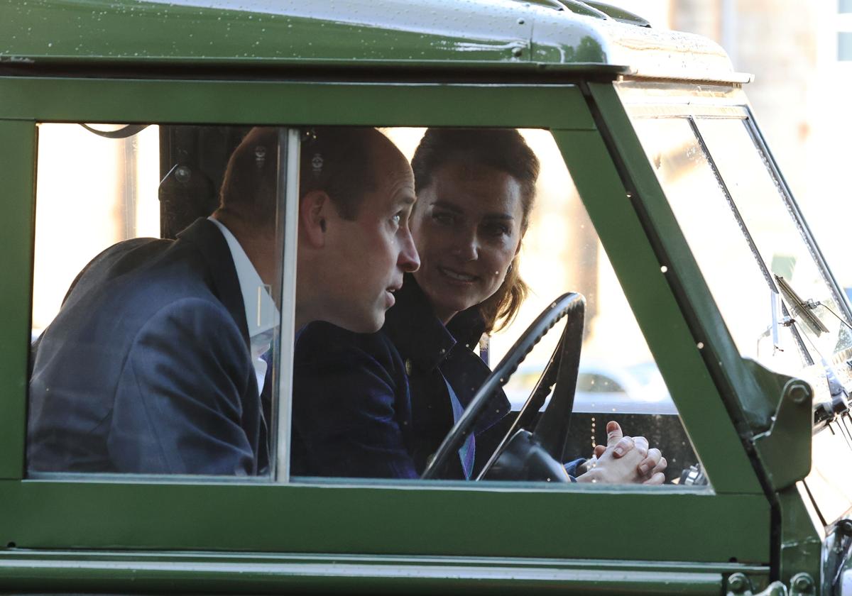 Kate Middleton y Guillermo en una imágen de archivo en un acto.