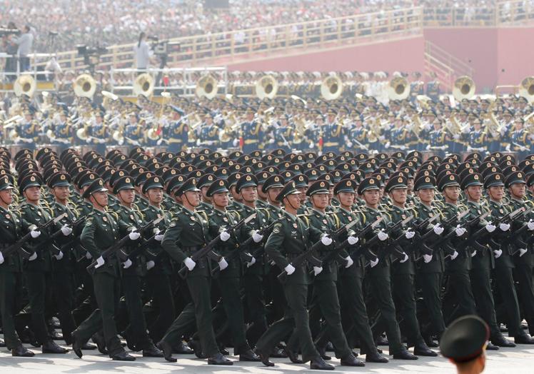 China cuenta ya con el segundo mayor ejército del mundo.