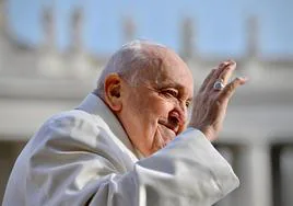 El Papa, el pasado miércoles en el Vaticano.