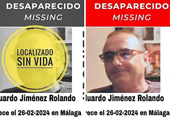 Imagen del 'desaparecido'.