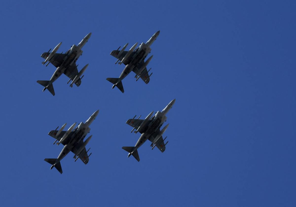 Exhibición de aviones del Ejército de Aire, en una imagen de archivo.