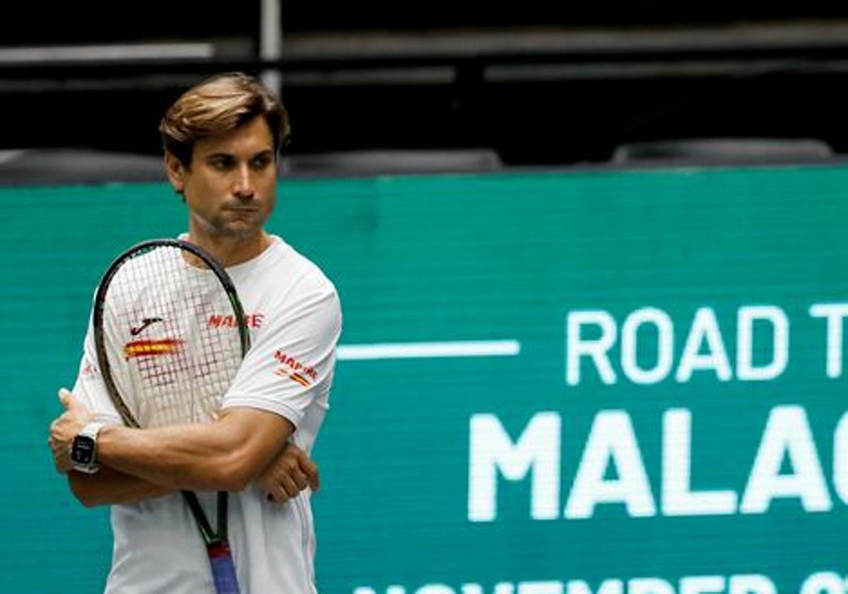 David Ferrer, capitán del equipo español de Copa Davis.