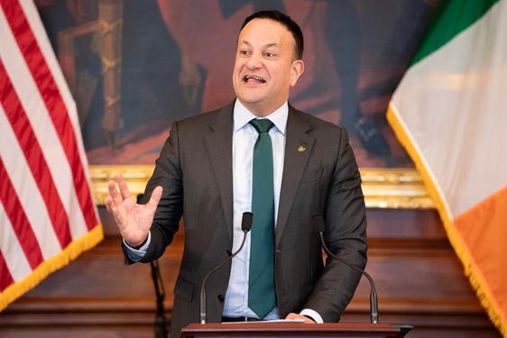 El primer ministro irlandés, Varadkar, acaba de dimitir.