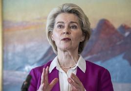 La presidenta de la Comisión Europea, Ursula von der Leyen.