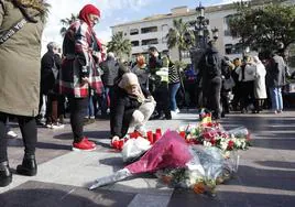 Concentración en Algeciras en recuerdo del sacristán aesinado.