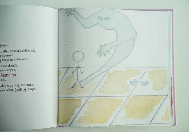 Ilustración de Mariví García Gallego en ‘Nerea, Martina y el latido de las mariposas’
