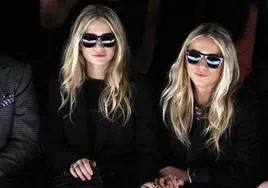 Mary-Kate y Ashley Olsen, en la Semana de la Moda de Nueva York.