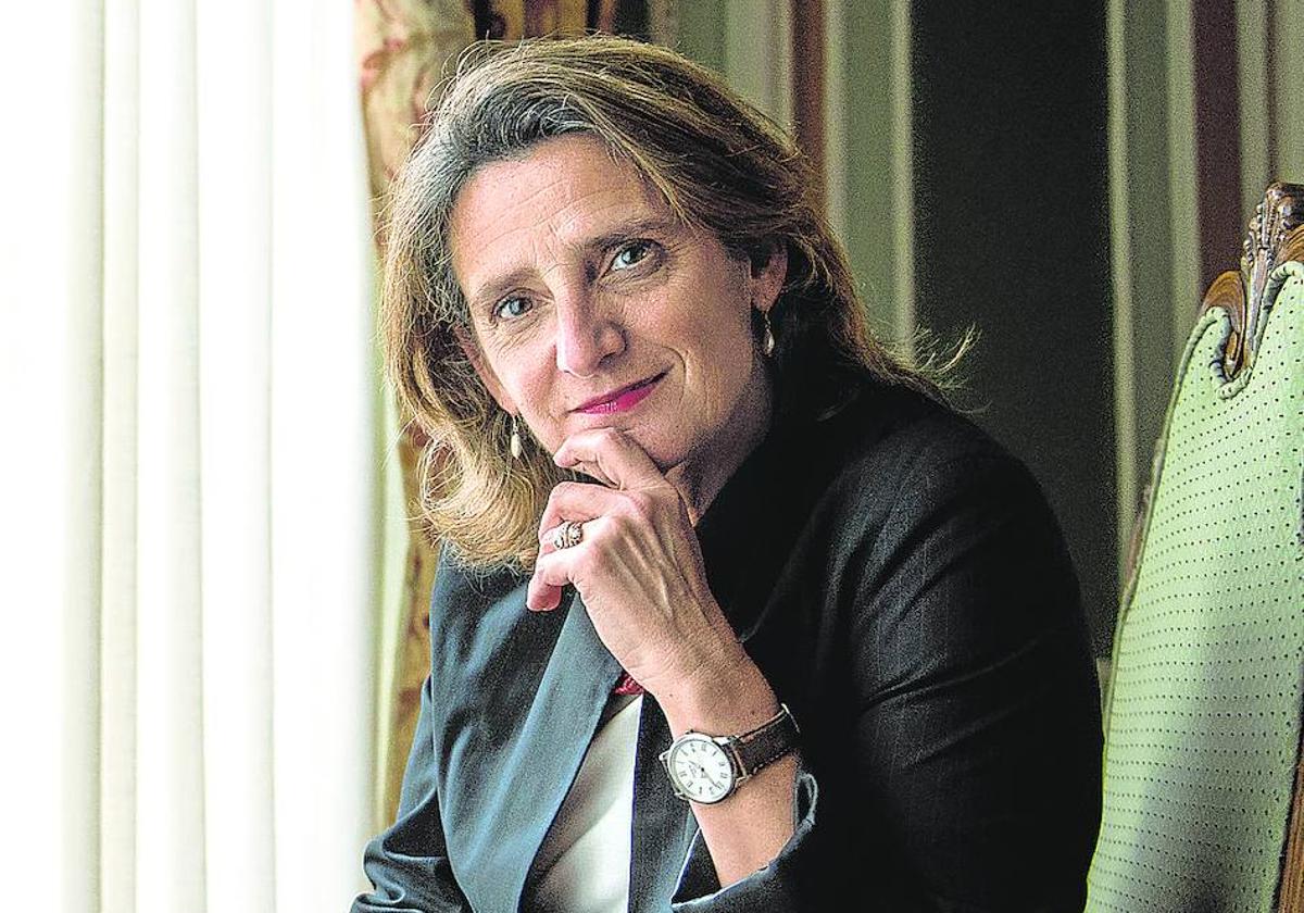 La vicepresidenta tercera, Teresa Ribera.