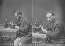 Autorretrato de Santiago Ramón y Cajal.