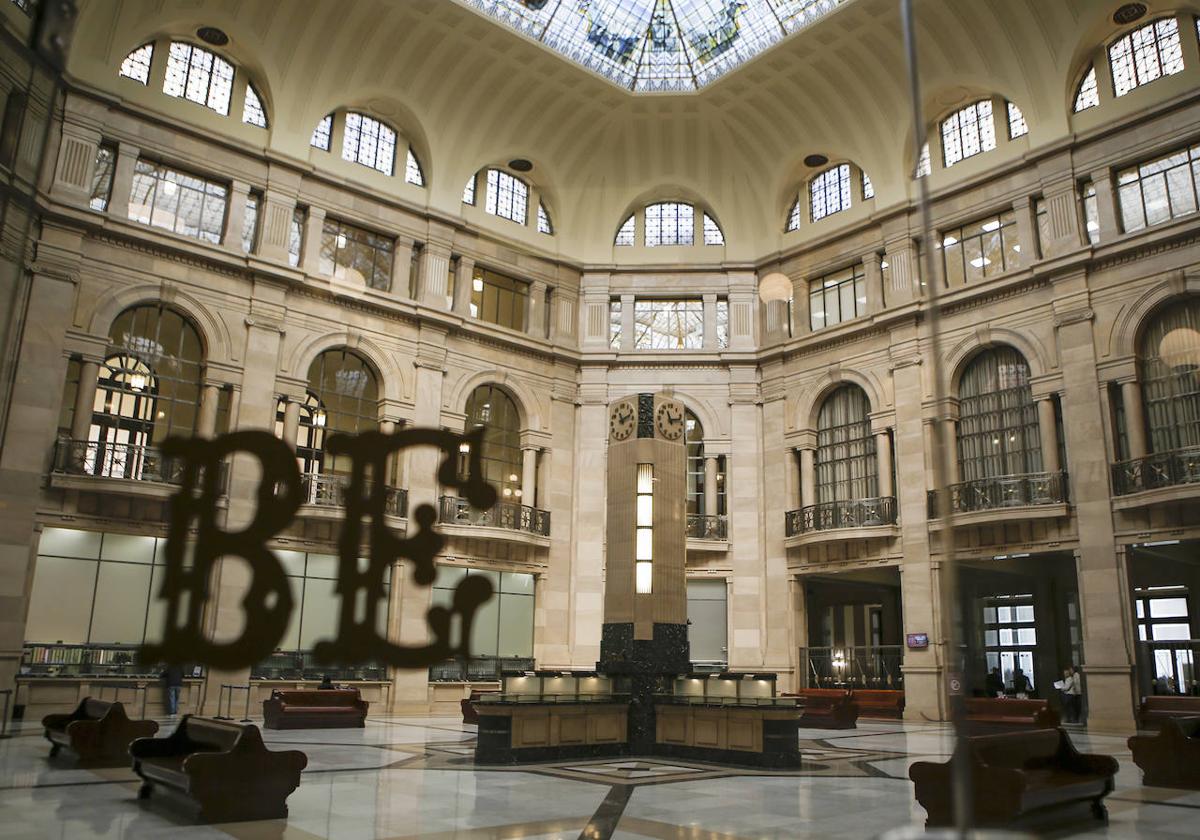 Patio central del Banco de España.