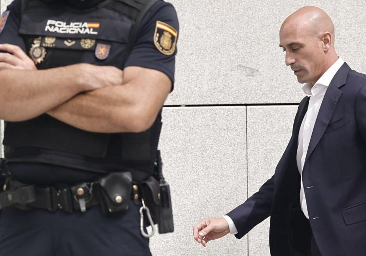 El expresidente de la Real Federación Española de Fútbol (RFEF) Luis Rubiales.