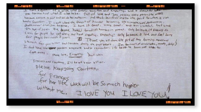 ¿Cómo se llamaba el amigo imaginario de Kurt Cobain al que le dedicó parte de su carta de suicidio? 