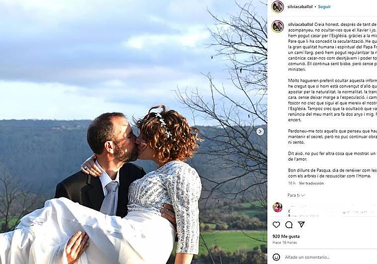El exobispo de Solsona se casa por la Iglesia con la bendición del Papa