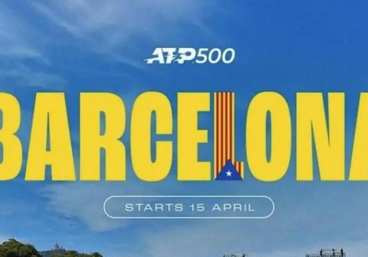 La imagen polémica con la estelada.