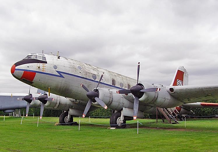 Un avión Hastings en el Museo del Aire de Newark.