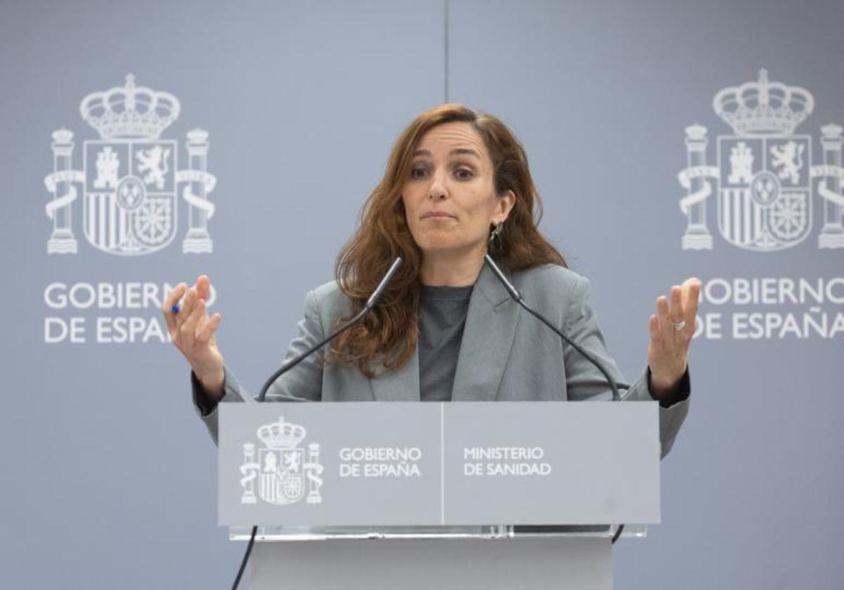 La ministra de Sanidad, Mónica García.