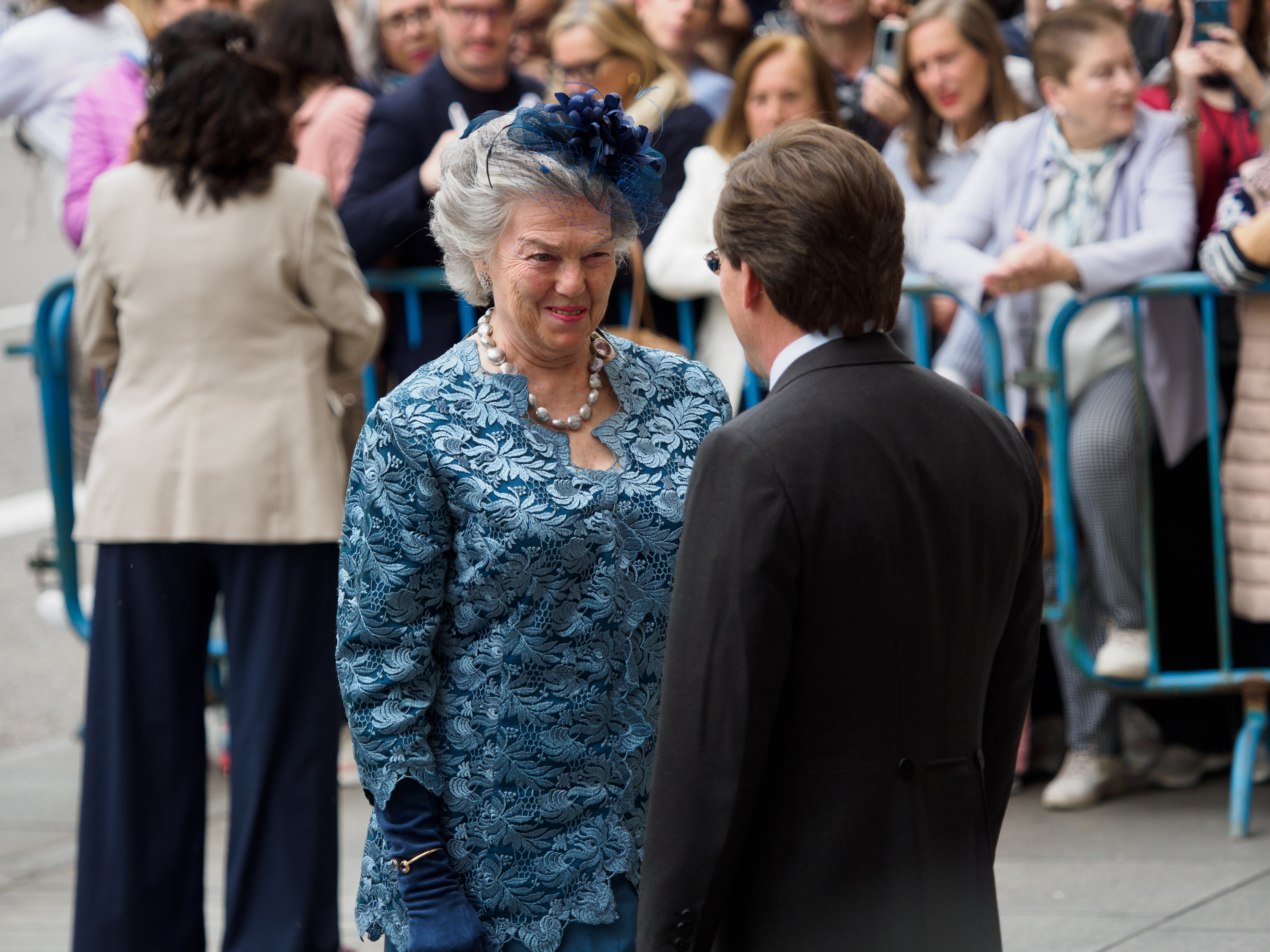 La princesa Ana de Orleans, duquesa viuda de Calabria, es la madre de Pedro de Borbón dos Sicilias, actual jefe de la Casa Real.