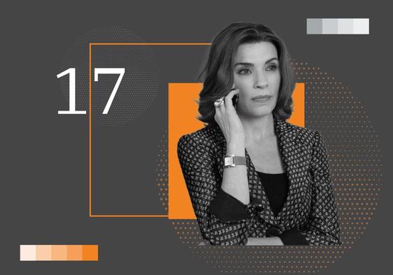 Julianna Margulies como Alicia Florrick.