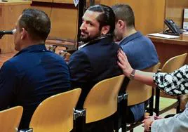 Rafael Amargo en el banquillo antes de aplazarse el juicio en junio pasado.