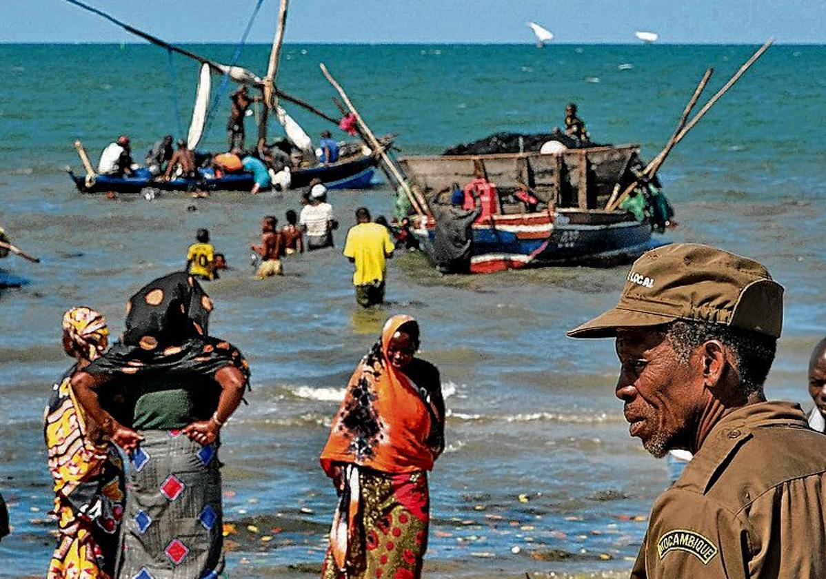 Imagen de archivo de una playa de Mozambique.