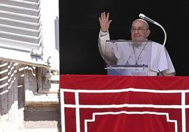 El Papa Francisco el pasado domingo.