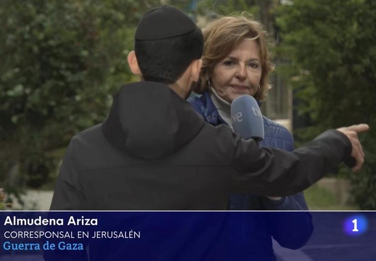 Impiden una conexión en directo de Almudena Ariza desde Jerusalem