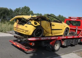 Accidente de tráfico en carretera convencional