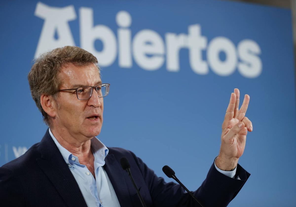 Alberto Núñez Feijóo.