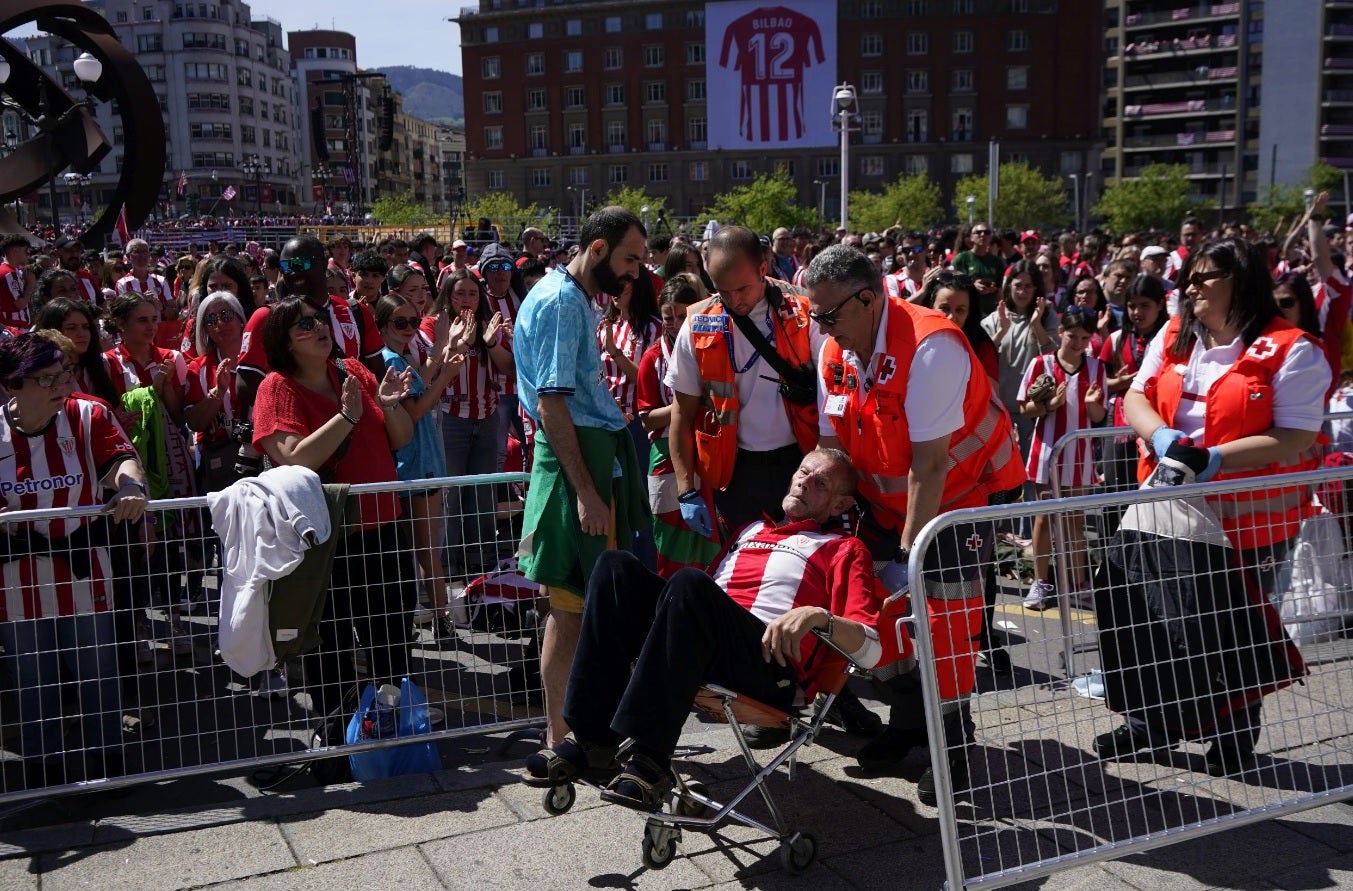 Las imágenes de la fiesta de la gabarra en Bilbao