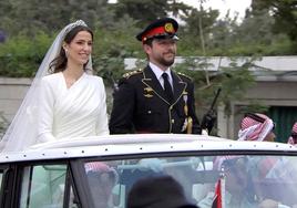 La boda de los príncipes Hussein y Rajwa de Jordania.