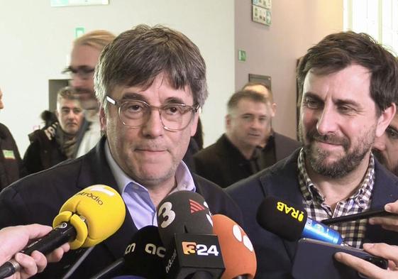 El expresidente de Caraluña y candidato al 12-M por Junts, Carles Puigdemont