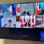 Los líderes del G7 discuten el ataque iraní a Israel durante una reunión por videoconferencia.
