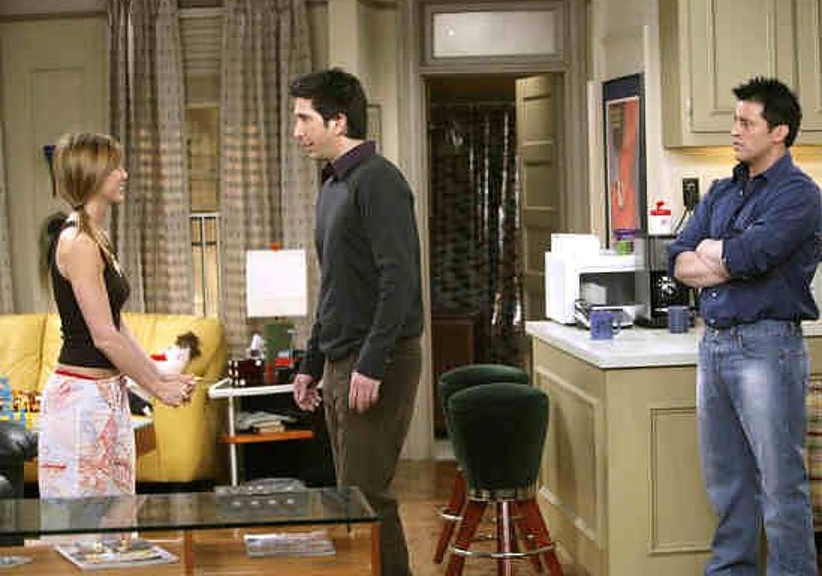 Escena de la serie de televisión 'Friends'.