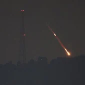 Un misil lanzado por Irán en la noche del pasado sábado.