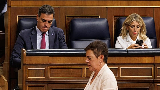 El Gobierno navega la discordancia entre el veto firme del PSE y sus lazos con Bildu