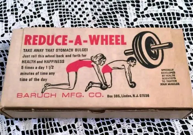 The abdominal wheel developed in the 50s.