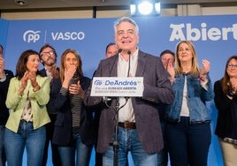 Javier de Andrés, candidato del PP vasco.