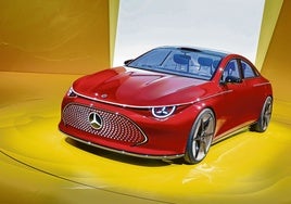 El 'concept car' Clase CLA, en el Salón del Automóvil de Múnich.