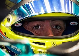 Fernando Alonso, en el GP de China.