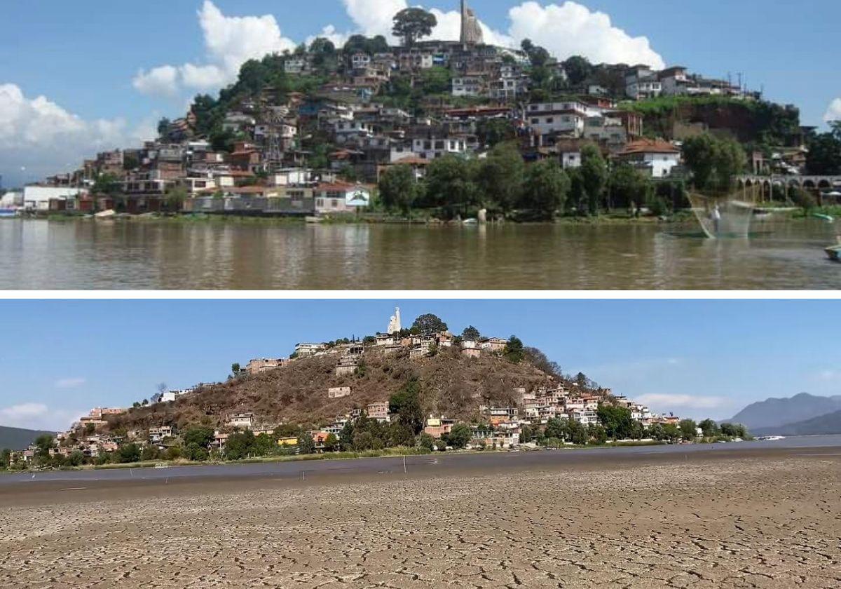 El lago ha perdido más del 42% del agua que tenía hace dos años.