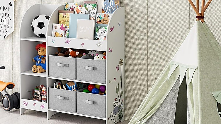 Los mejores organizadores de juguetes para las habitaciones de los peques