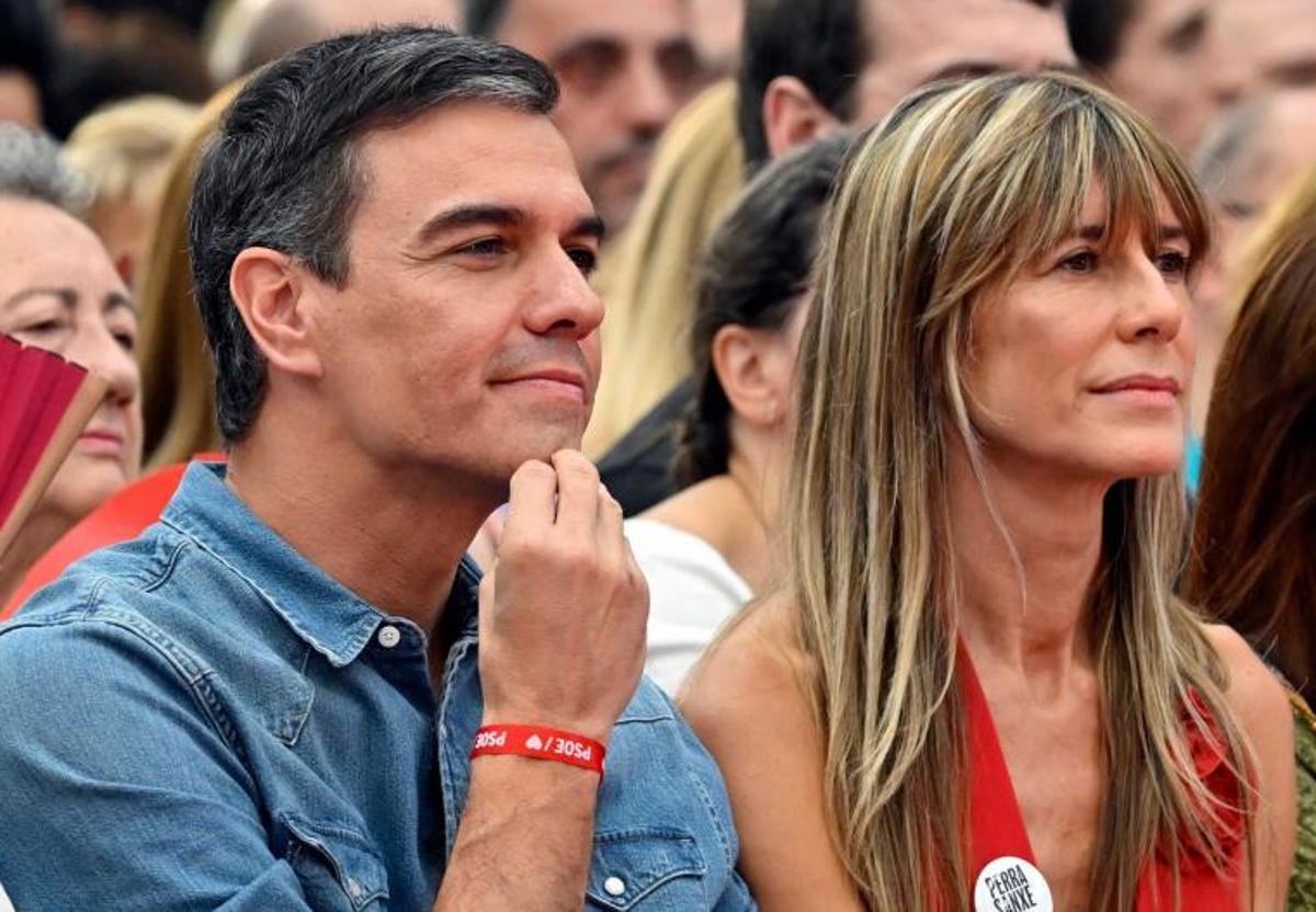 Begoña Gómez y Pedro Sánchez.